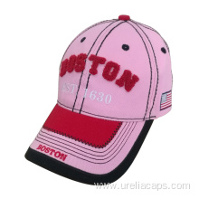 Golf cap with towel embroidery